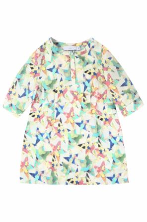 Flared silk dress, zdjęcie 1 Flared silk dress od Stella McCartney Kids